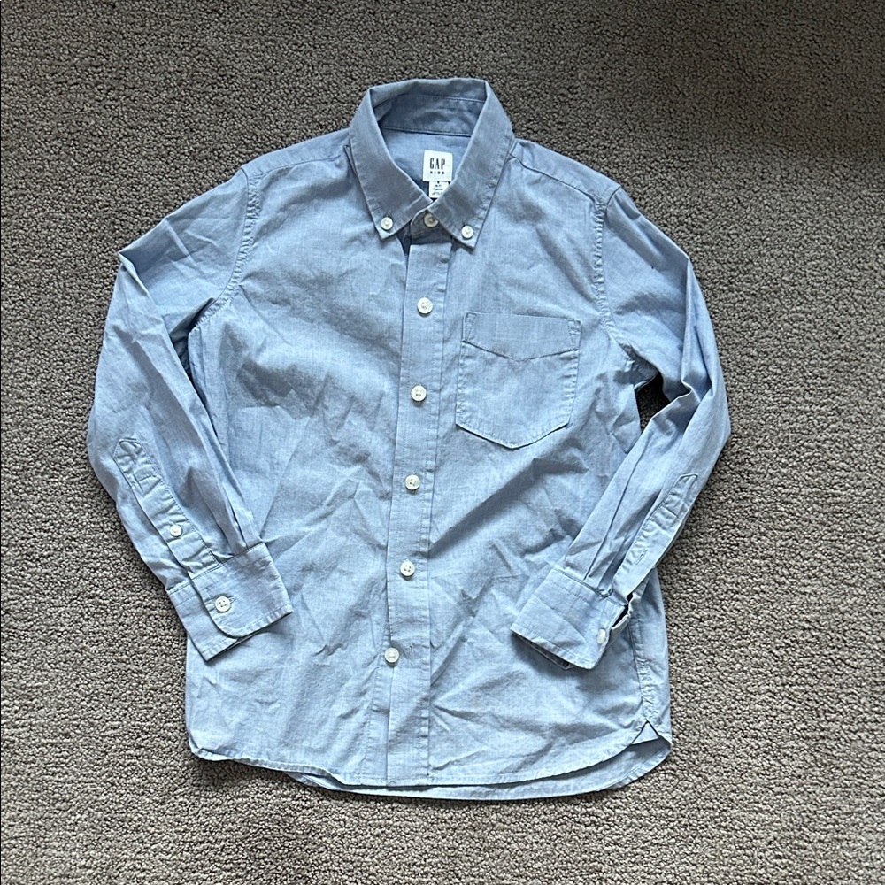 GAP kids Light Blue oxford Shirt